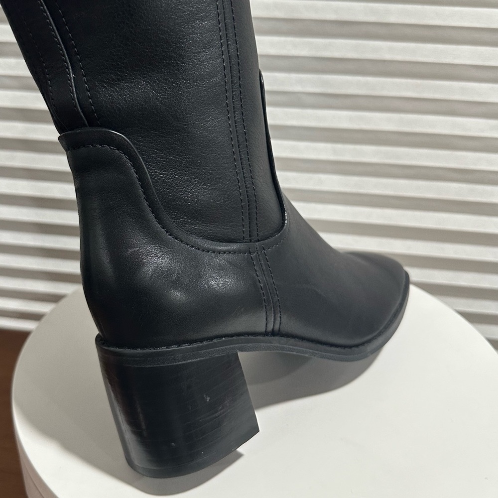 🌸 27 EDIT NATURALIZER🌸 Edda Knee High Wide Calf Black Boot Size: 6.5 - Picture 11 of 16